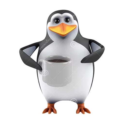 aquatic bird puffin cartoon