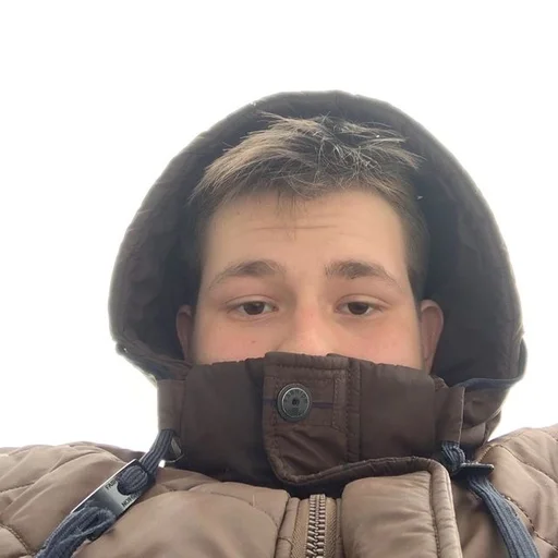 person human face headphones