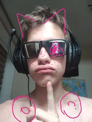 accessory headphones human face