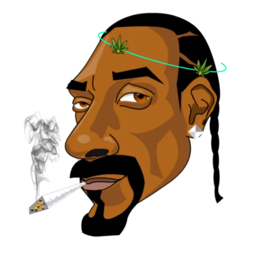 Sticker stonedcartoons - 1