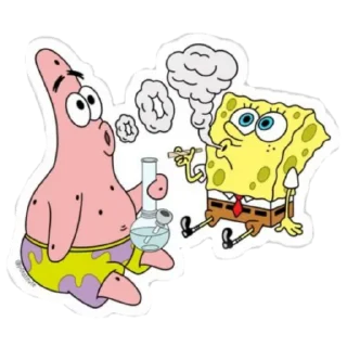 Sticker Stoned Cartoons | Накурені Мультяхи @tretisutki - 10