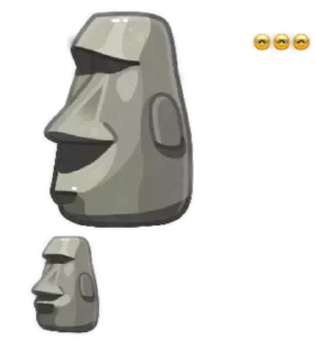 Sticker Моаи • @TgStickery - 9