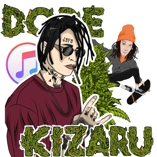 human face clothing illustration