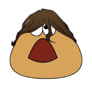 Sticker strade cute pou - 7
