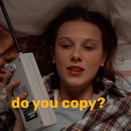 Sticker странные things - 7