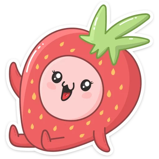 Клубничка :: @TgSticker - 