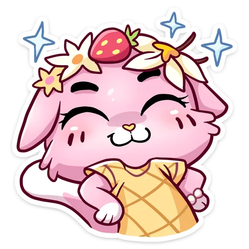 Sticker strawberryvanilla_beztexta - 1