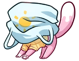 Sticker @stickers_vk Клубничная Ванилька без текста - 4