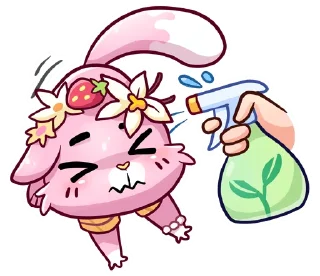 Sticker @stickers_vk Клубничная Ванилька без текста - 8