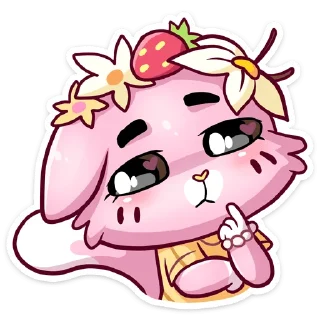 Sticker Клубничная Ванилька (@TgSticker) - 4