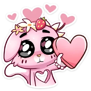 Sticker Клубничная Ванилька (@TgSticker) - 1