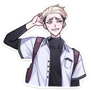 Sticker Старшеклассник Артём от @TgSticker - 11