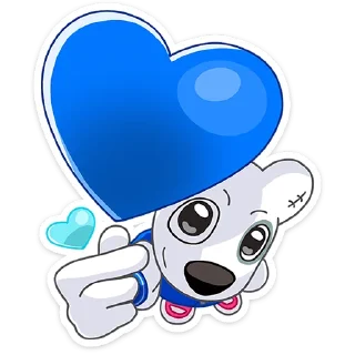 Sticker Спотти учится - 2