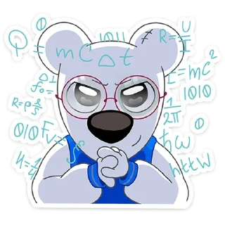 Sticker Спотти учится - 1