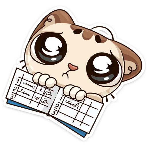 Sticker Учебные будни - 5