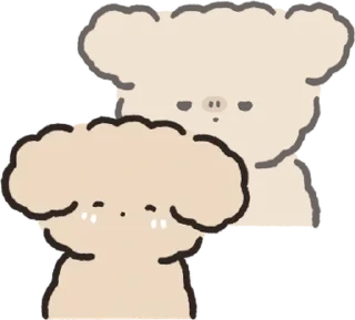 Sticker 복슬복슬 아기푸들이랑 놀아주세요! 5 By @KakaoEmoticon - 9