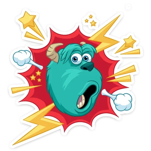 Стикер Джеймс П. Салливан (@TgSticker) - 11