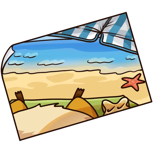 небо мультфильм рисование