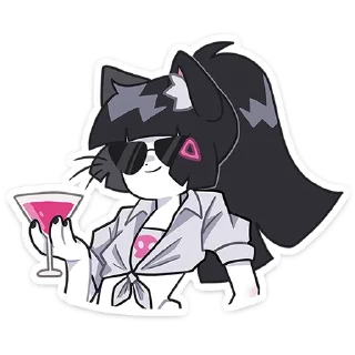 Sticker Летняя Зизи :: @stickroom - 1