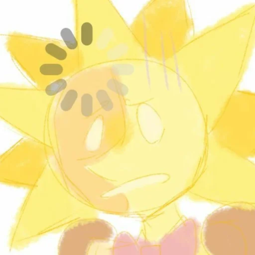 yellow animated cartoon illustration