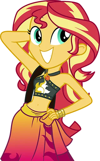 Sticker sunset_shimmer_vector - 1