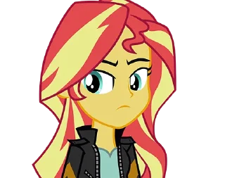 Стикер @mlpstickers Sunset Shimmer pack - 1