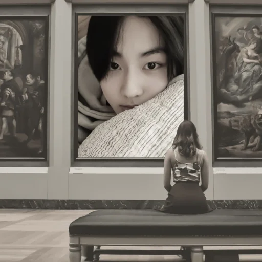 human face black and white person