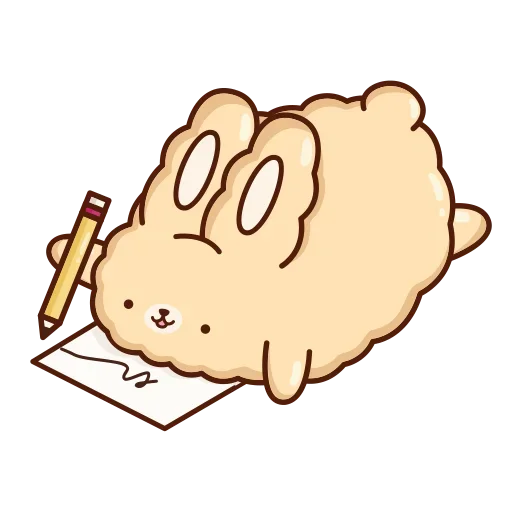 Sticker Кролик Супчик :: @TgSticker - 2