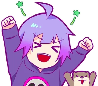 Sticker Super–тян @nyasticks - 9