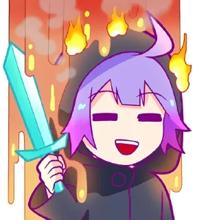 Sticker Super–тян @nyasticks - 11