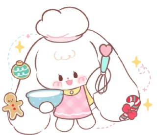 Sticker 🤶🏻 new year ( ◜‿◝ ) @svalkablin - 4