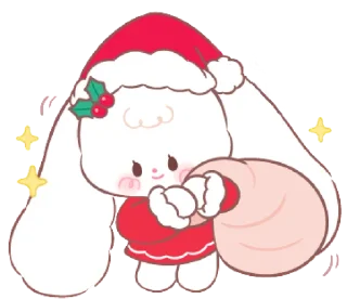 Sticker 🤶🏻 new year ( ◜‿◝ ) @svalkablin - 10