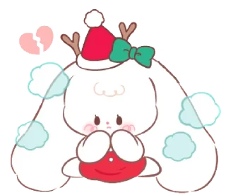 Sticker 🤶🏻 new year ( ◜‿◝ ) @svalkablin - 2