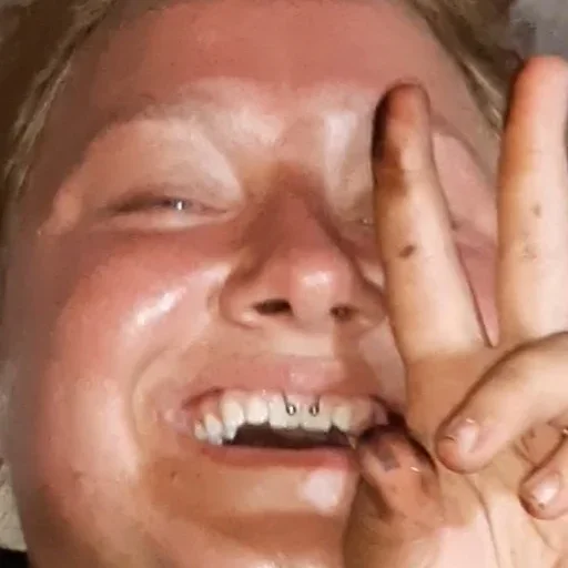 person human face tooth