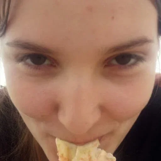 person human face snack