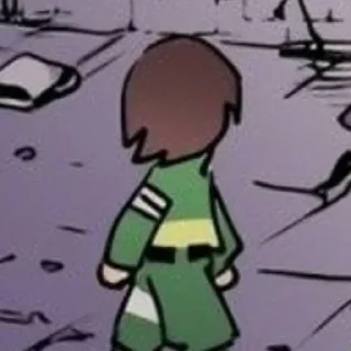 Sticker Swapfell Chara|💚//by. @balaui101 - 7