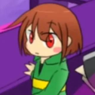 Sticker Swapfell Chara|💚//by. @balaui101 - 9