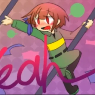 Sticker Swapfell Chara|💚//by. @balaui101 - 2