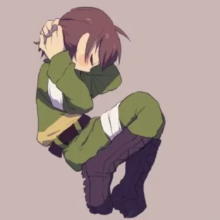 Sticker Swapfell Chara|💚//by. @balaui101 - 3