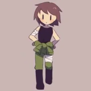 Sticker Swapfell Chara|💚//by. @balaui101 - 8