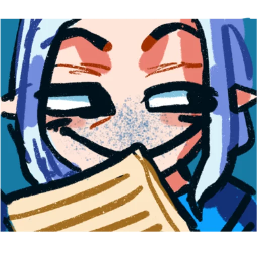 Стикер sweetavrorafox - 1