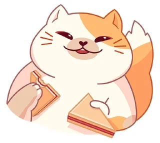 Sticker Булочка без надписей @TgSticker - 3