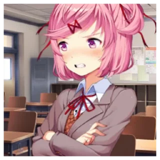 Sticker ‧ ♡₊ 🧁⊹ нацуки ₊ ♡.° by @anime_stickerr - 0