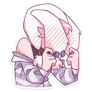 Sticker попка (@emopix) - 3