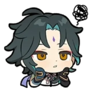 Sticker ГеншиН) 4. (@emopix) - 8