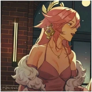 Стикер YAE MIKO🩷🍥💮🪷 (@emopix) - 0