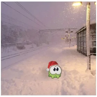 Стикер НГ HAPPY CAT  (@emopix) - 7