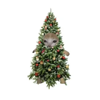 Стикер НГ HAPPY CAT  (@emopix) - 1