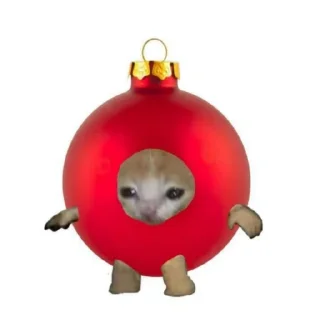 Стикер НГ HAPPY CAT  (@emopix) - 0