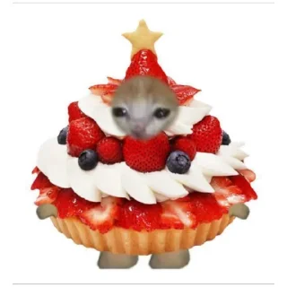 Стикер НГ HAPPY CAT  (@emopix) - 11